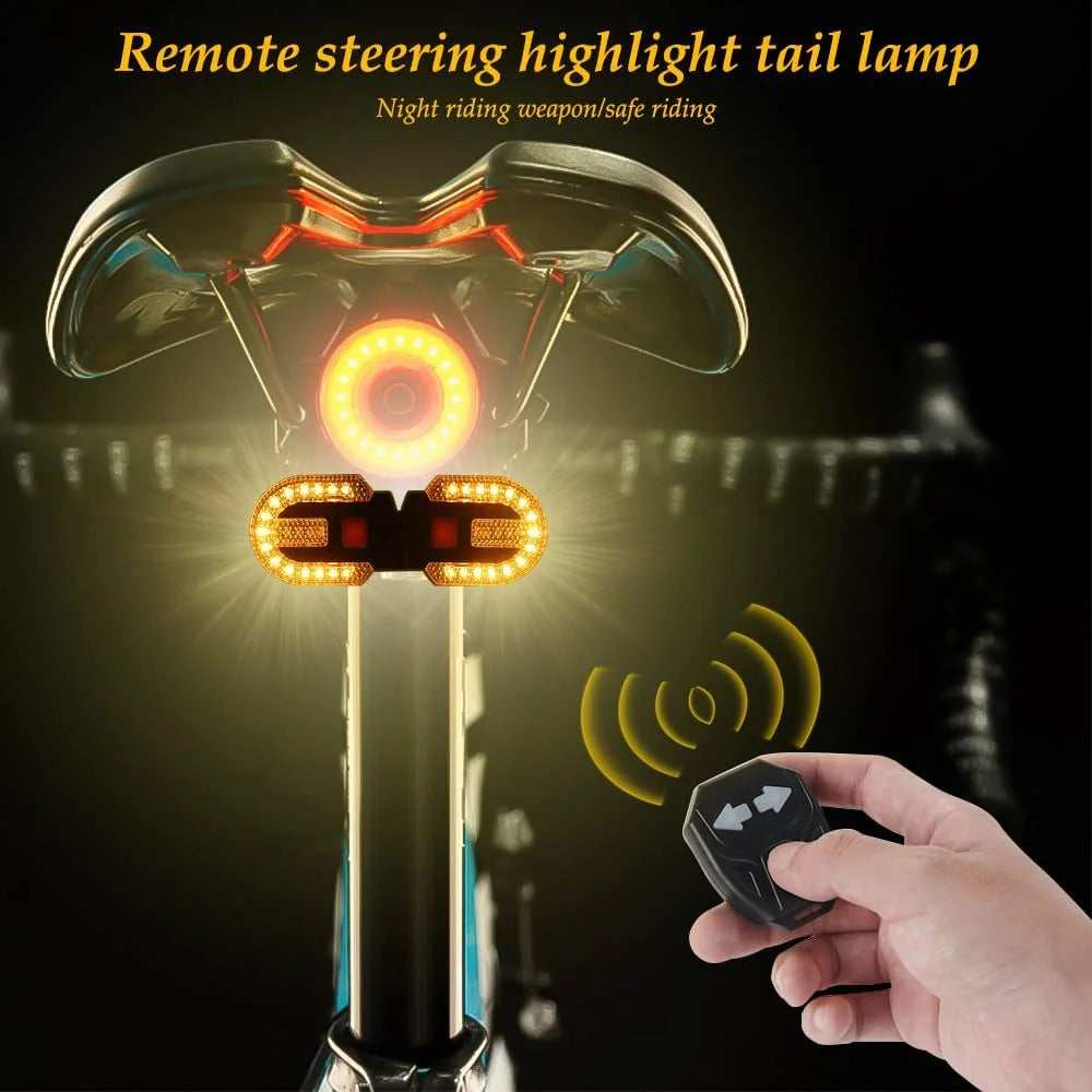 2 Pack Bike Tail Light with Remote Control M647466