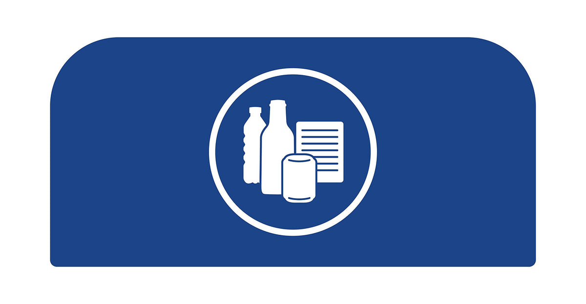 Recycling Sign, Blue L3104