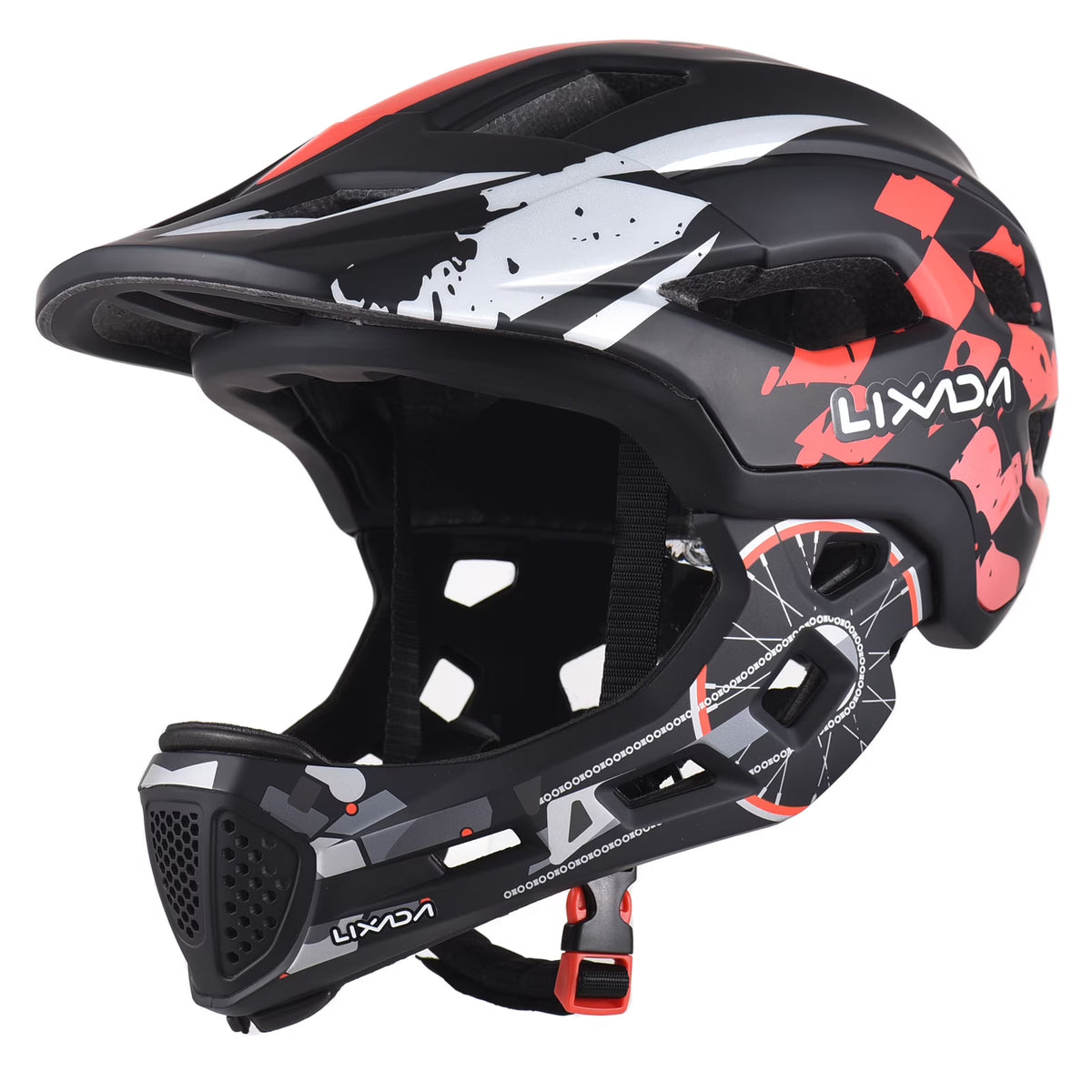 Adjustable Full Face Kids Cycling Helmet with Detachable Visor M905