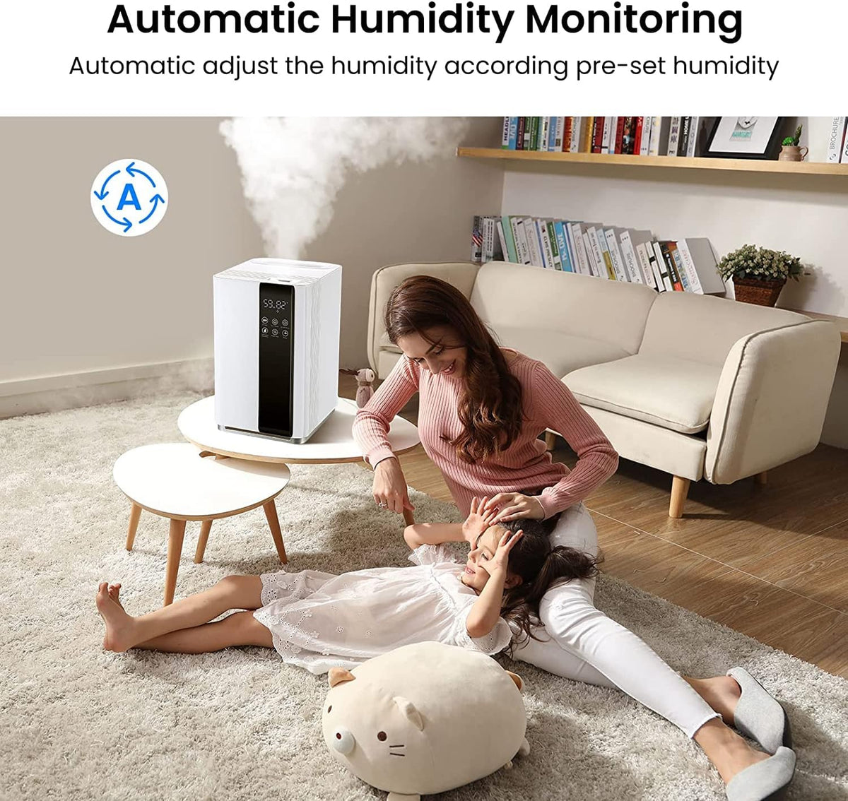5L Cool and Warm Mist Top Fill Humidifier (White) K3841