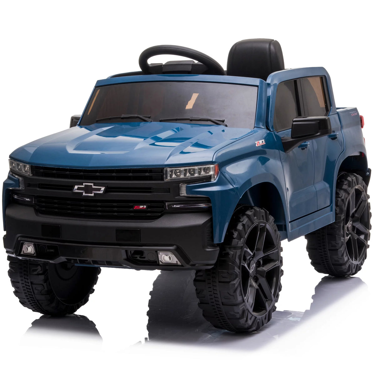 12V Battery Powered Licensed Chevrolet Silverado Truck - Red V983