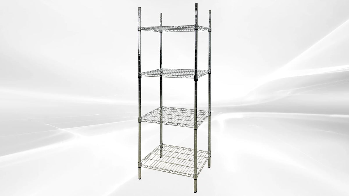 71"x 24"x 18" Stainless-Steel 4 Tier Wire Shelving Rack L961092