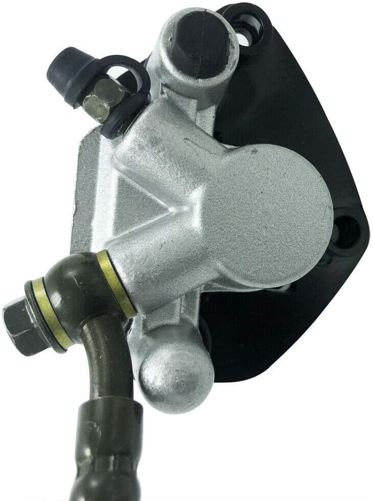 Rear Hydraulic Brake Caliper Assembly and Disc Rotor Kit Pack of 2 E617