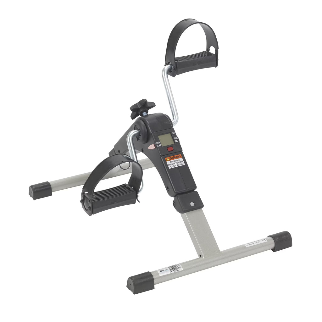 Folding Exercise Peddler with Electronic Display, Black L55371