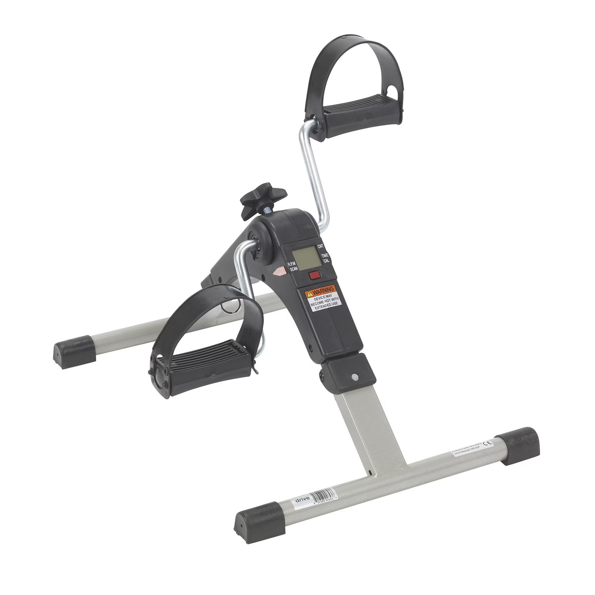 Folding Exercise Peddler with Electronic Display, Black L55371