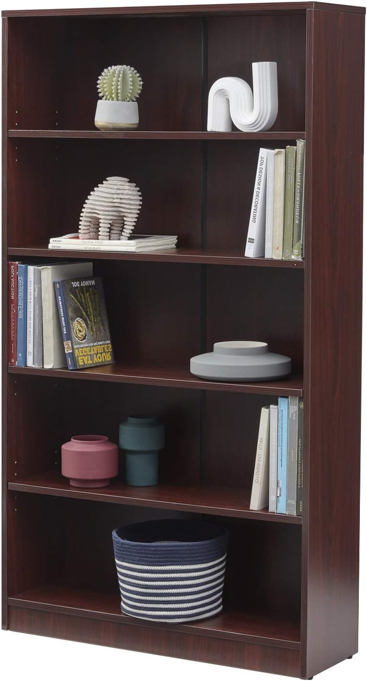 5-Shelf Adjustable Bookcase F1446