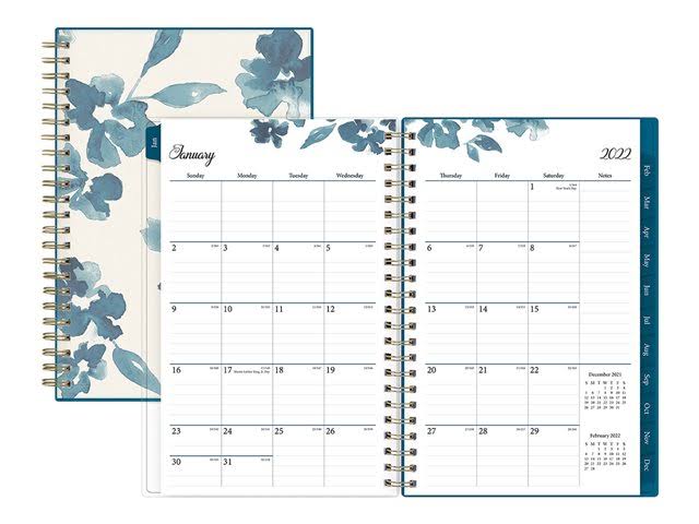 Blue Weekly/Monthly Planner E339908