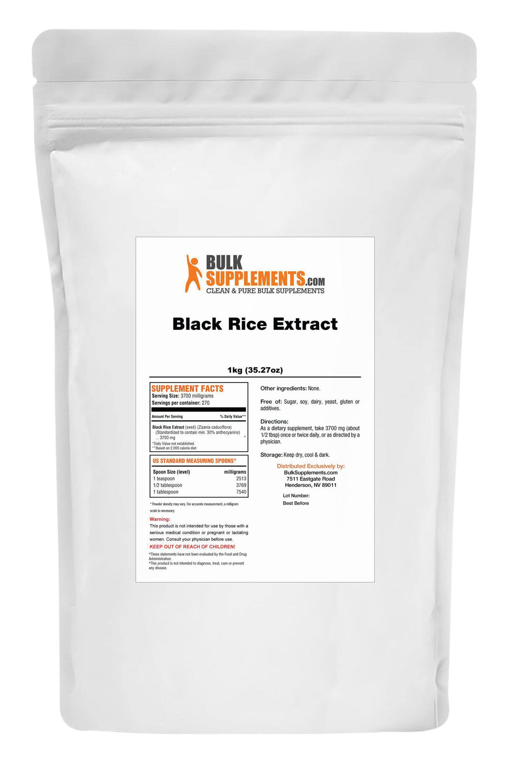 Black Rice Extract Powder 1kg U63971