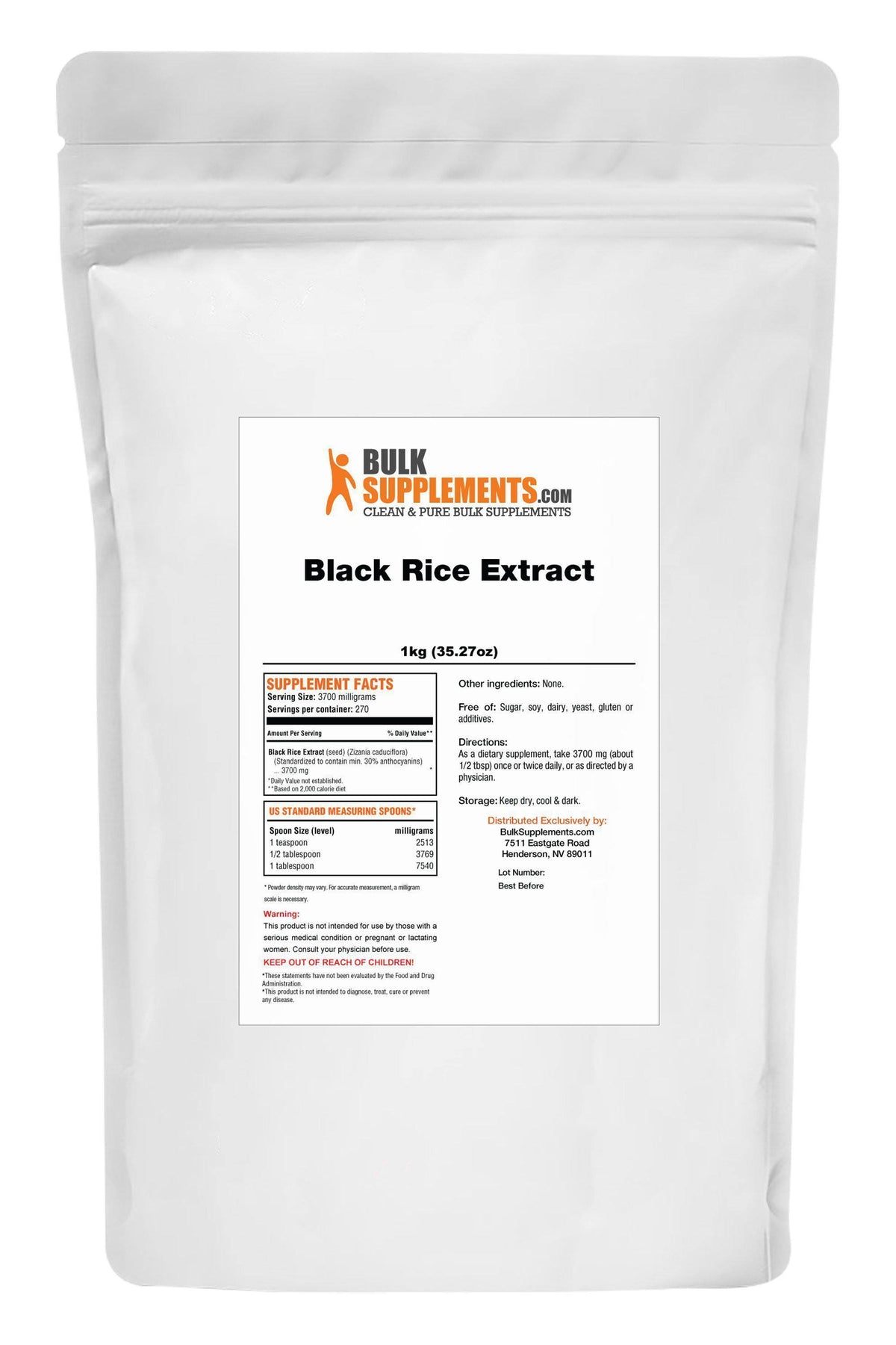Black Rice Extract Powder 1kg U63971
