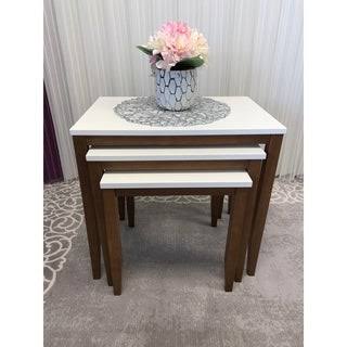 White Nesting Table (3 Pcs) K8067