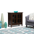 Distressed Brown Low Storage Cabinet Y6487