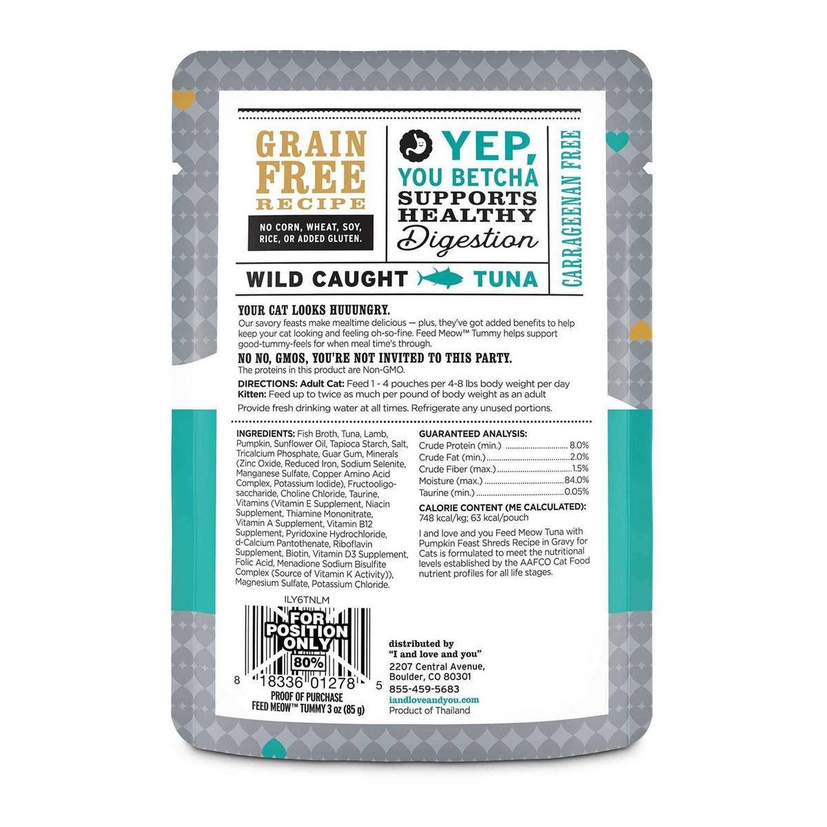 Wet Cat Food with Tuna and Pumpkin R429713