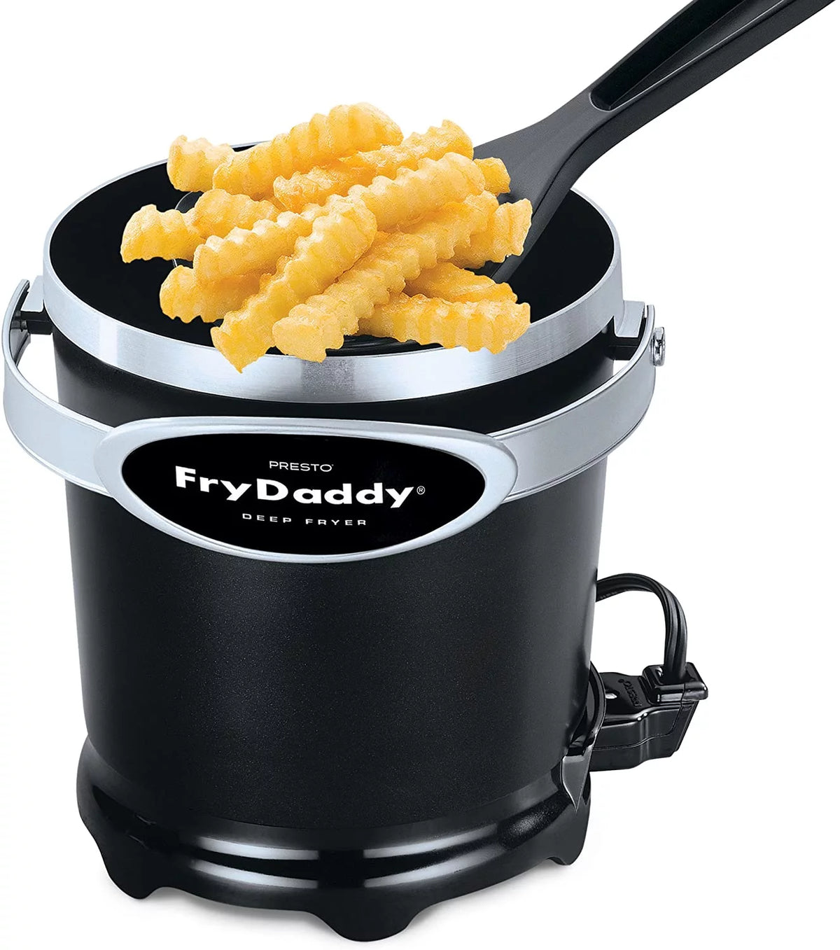 Black Electric Deep Fryer X6375