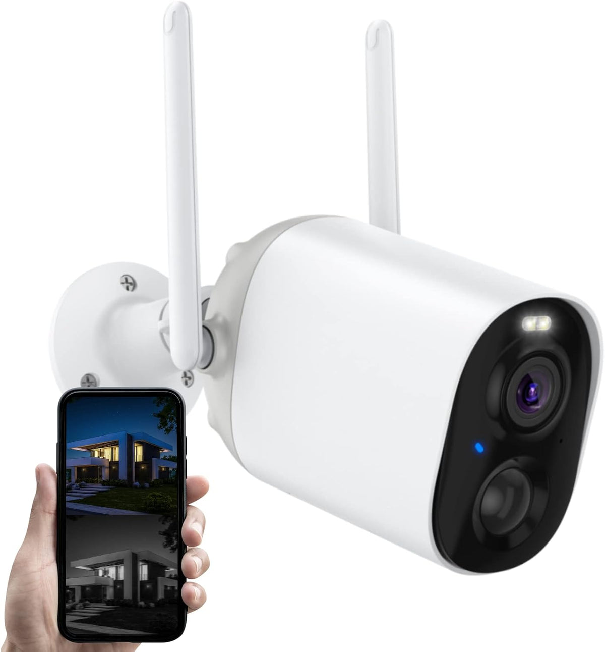 Wireless HD 1080P Rechargeable Battery Security Camera Y75416