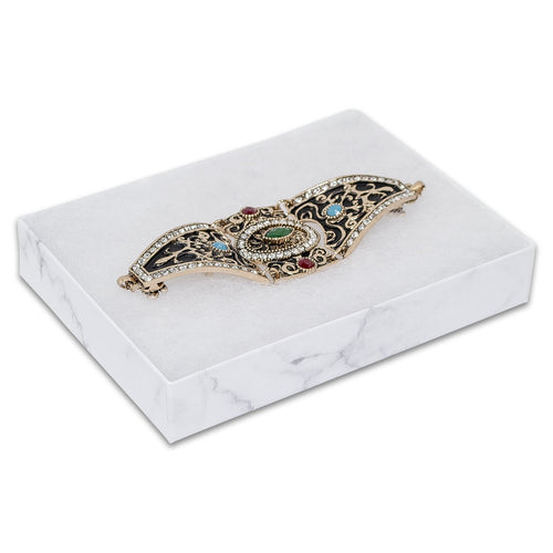 100-Pack Cotton Filled Cardboard Jewelry Box Gift Case E6129