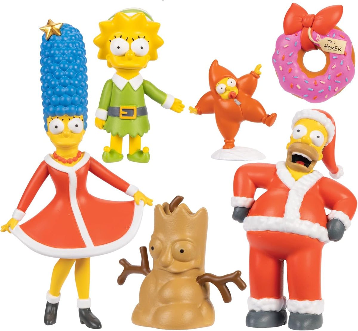 Disney The Simpsons Advent Calendar Holiday 2024-24 Days of Surprises with Mystery Characters and Accessories Approximately 1.5 Inch Scale Action Figures A62919
