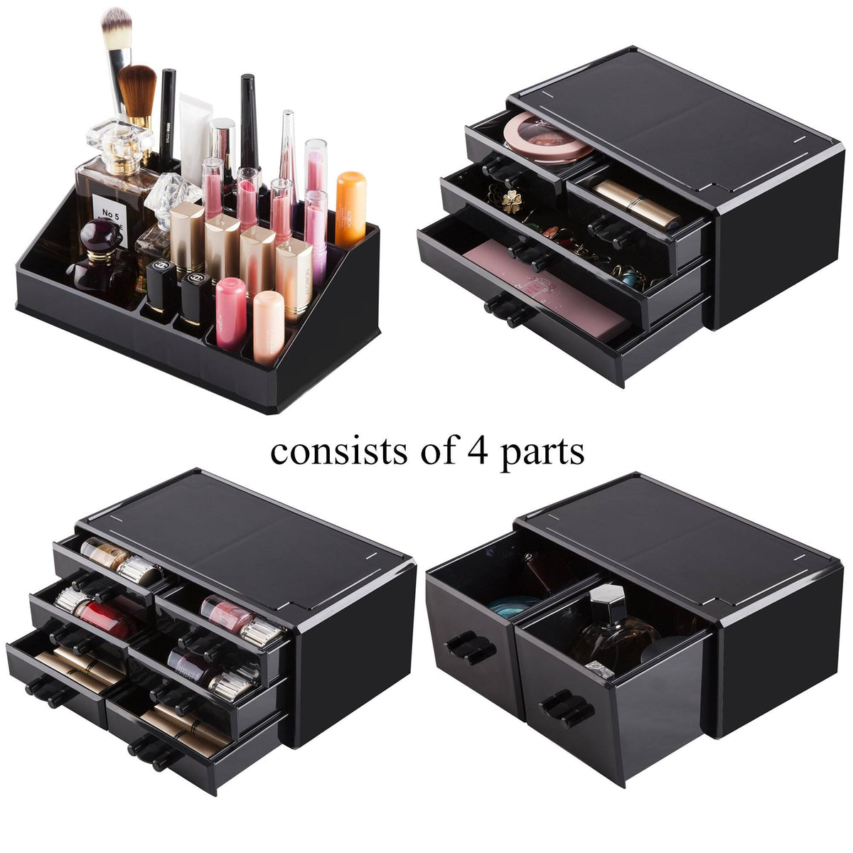 Makeup Cosmetic Organizer Storage Drawers J4148