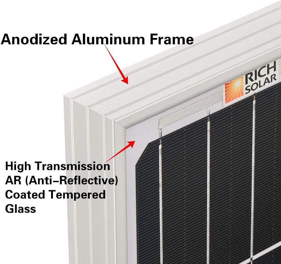 200 Watt 12 Volt Moncrystalline Solar Panel O453337