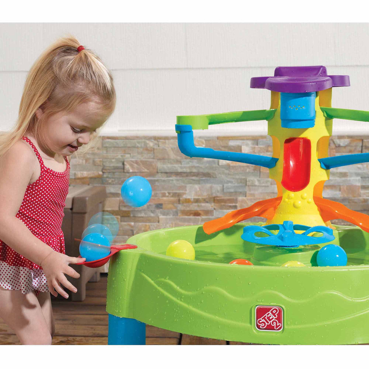 Green Plastic Water Table J59925