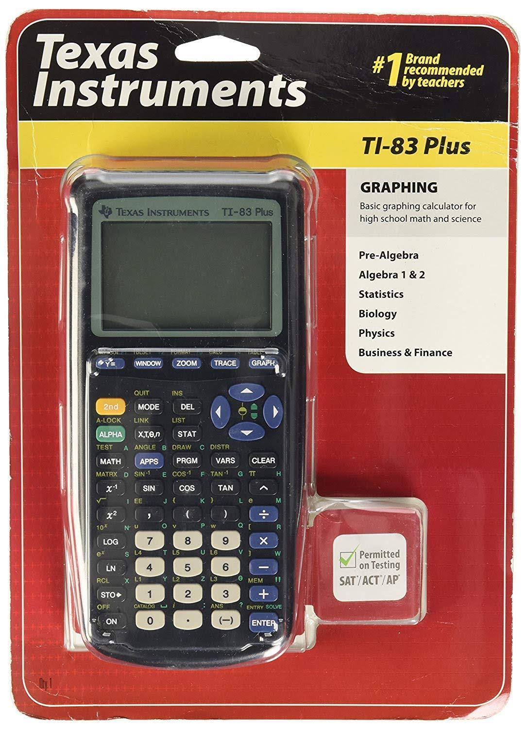 TI-83 Plus Graphing Calculator S33217