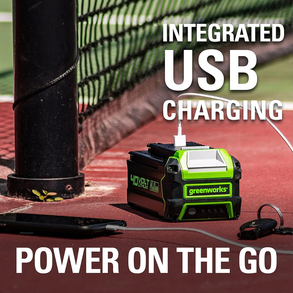 40V 4.0Ah USB Lithium-Ion Battery J4598