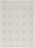 Ivory White 5' x 7' Area Rug G5109
