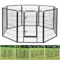 40x22 Tall 8-Panel Metal Dog Playpen Y548490