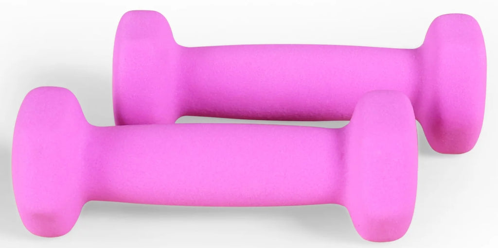 1 lbs Pair Vinyl Coated Dumbbells D966868
