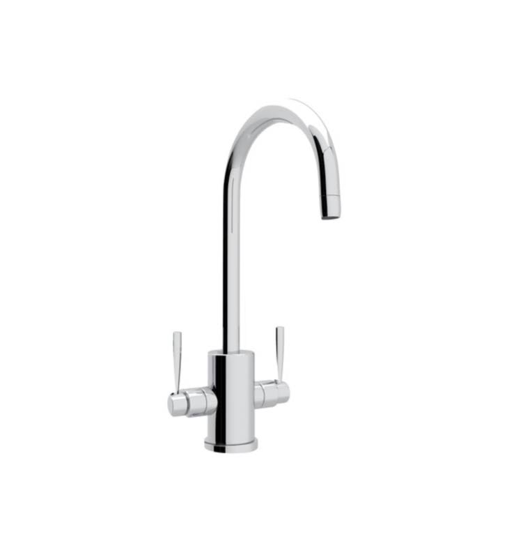 Single Hole Bar Faucet with Round Body and C Spout - English Bronze K19724