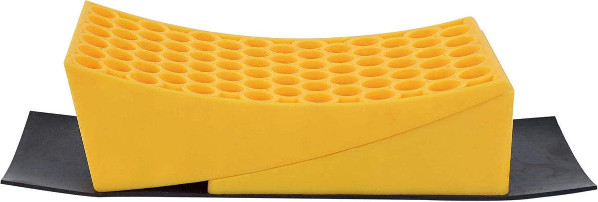2 Camper Leveling Blocks and Chock Blocks Kit with Anti-Slip Rubber Mats and Storage Bag L4581