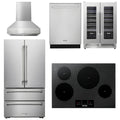 30 Induction Cooktop, Range Hood, Refrigerator, Dishwasher, Wine Cooler P941