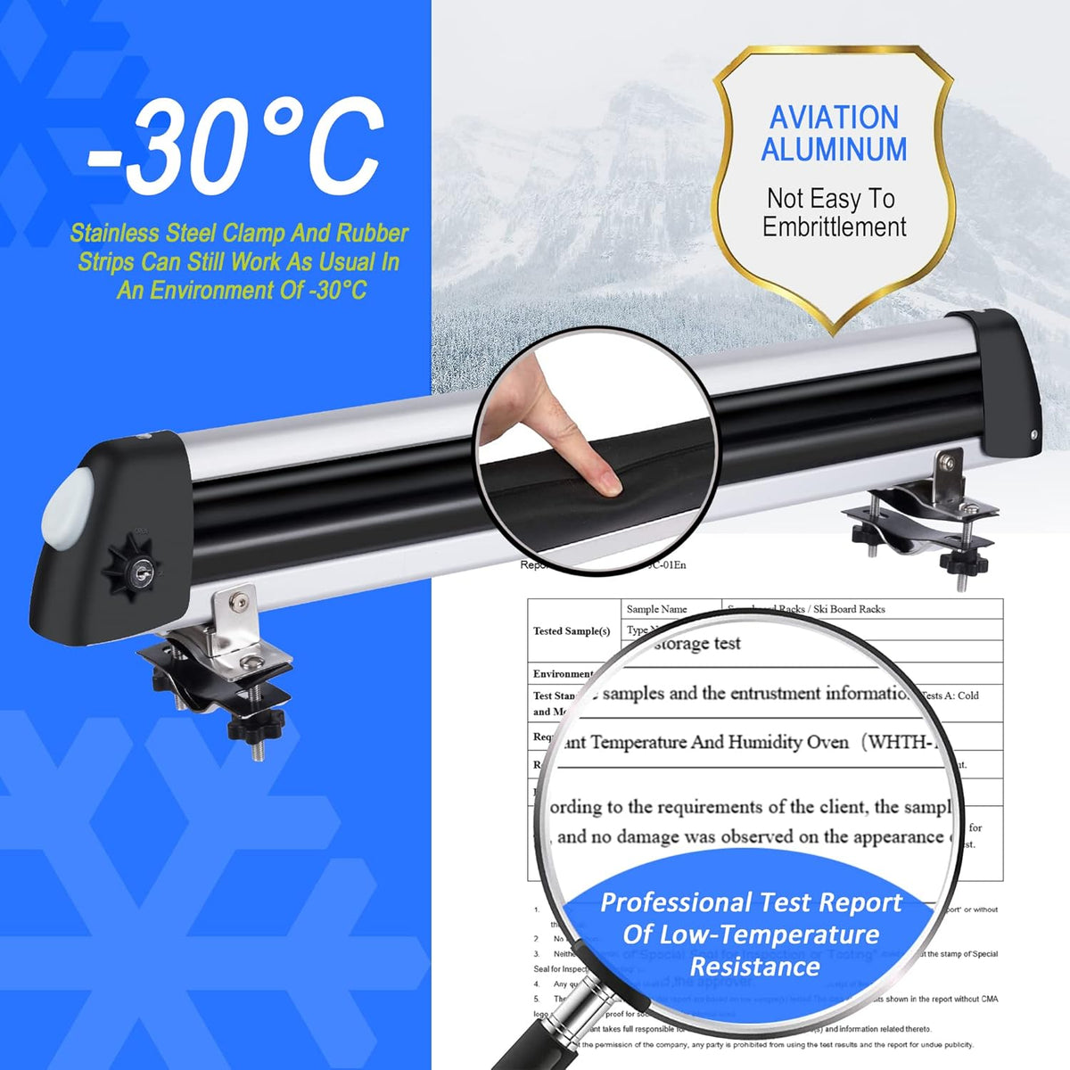 Aluminum Car Rack Ski Roof Racks R44683