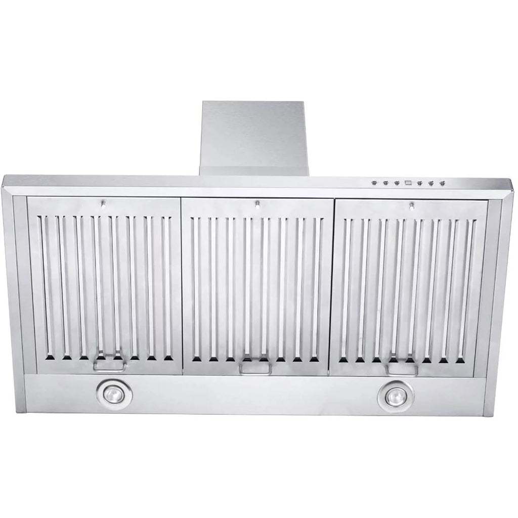 36" Wall Mount Ductless Range Hood with LED Lights Stainless Steel C927