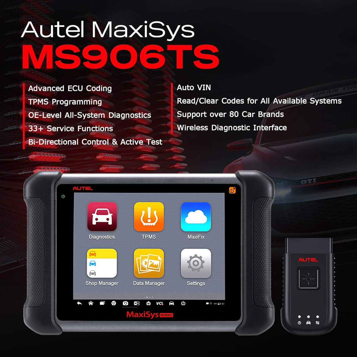 Bi-directional Control Diagnostic Scan Tool with TPMS Functions Q731719