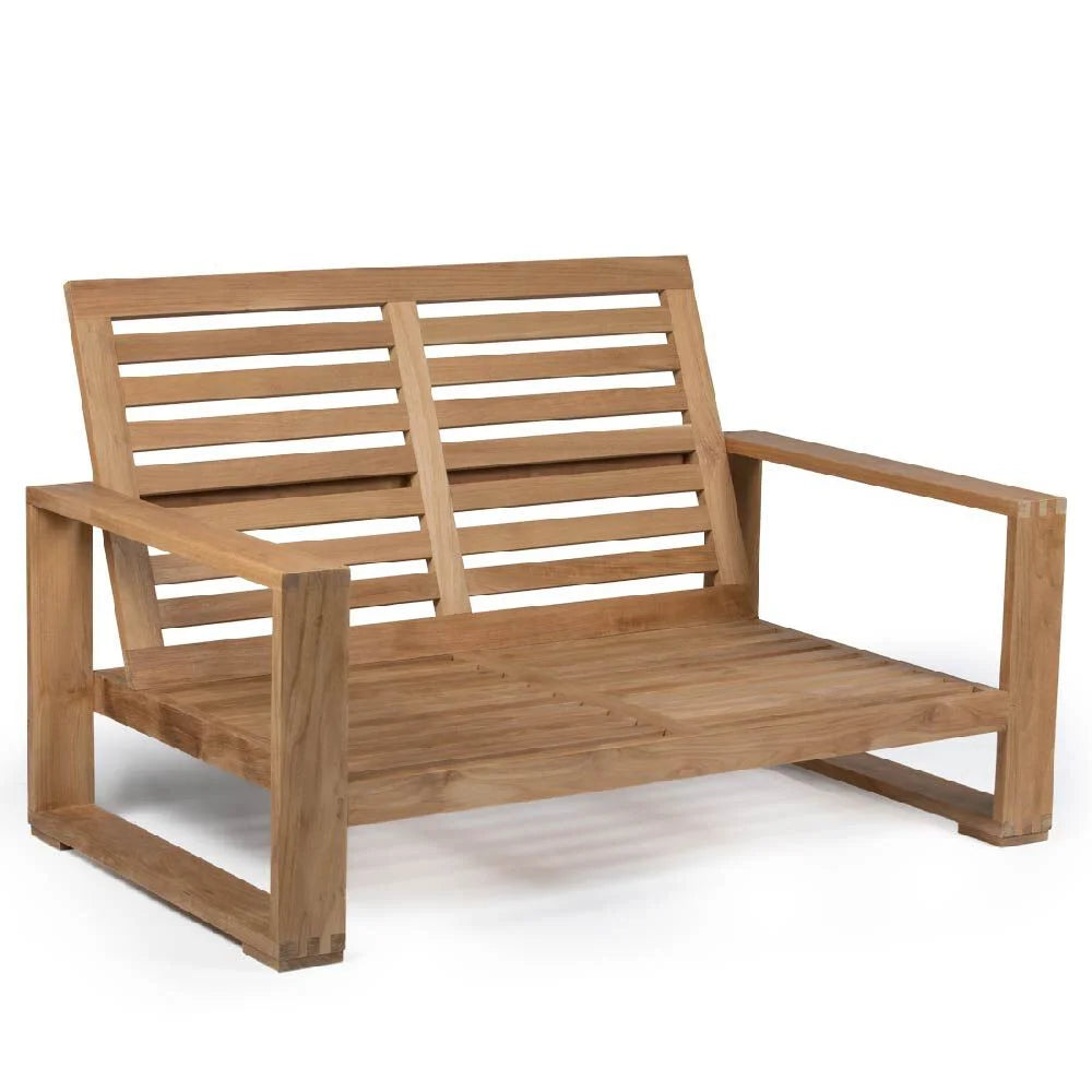 Grade A Teak 60in Patio Bench, Seats 2, Weather Resistant S697