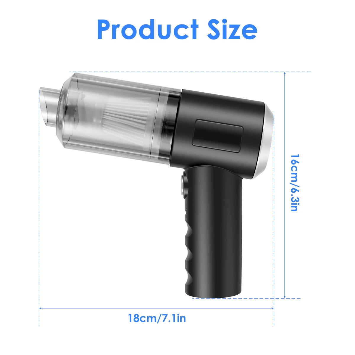 Cordless Handheld Car Vacuum Cleaner 6000pa Y938