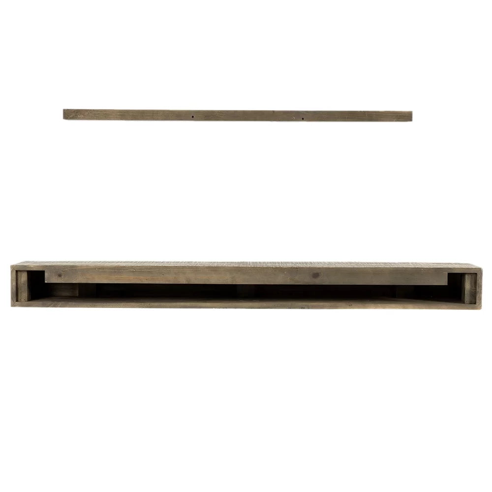 48 Inch Beach Sand Finish Wood Fireplace Mantel Shelf Y182446