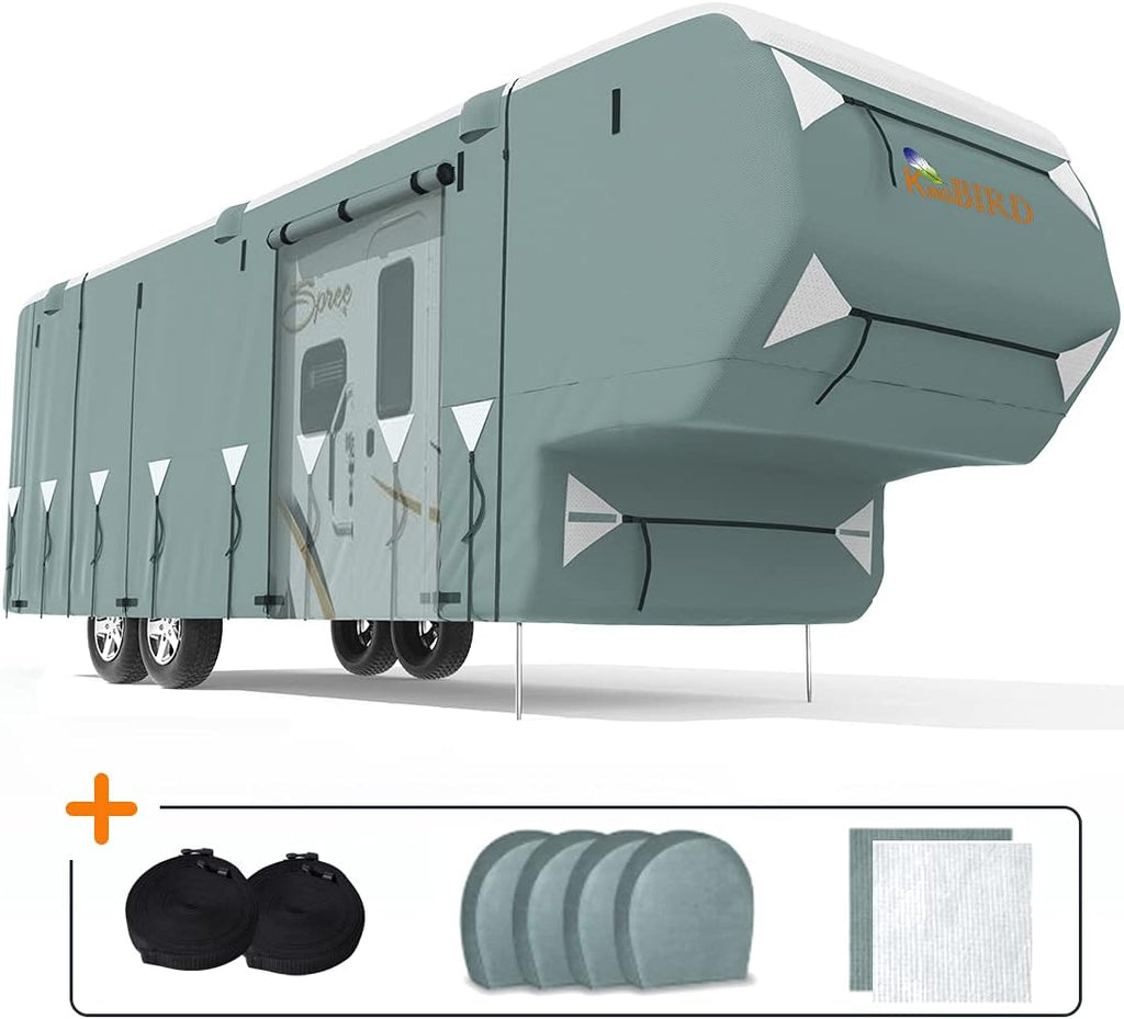 5 Layers RV Cover with Tire Covers N11626