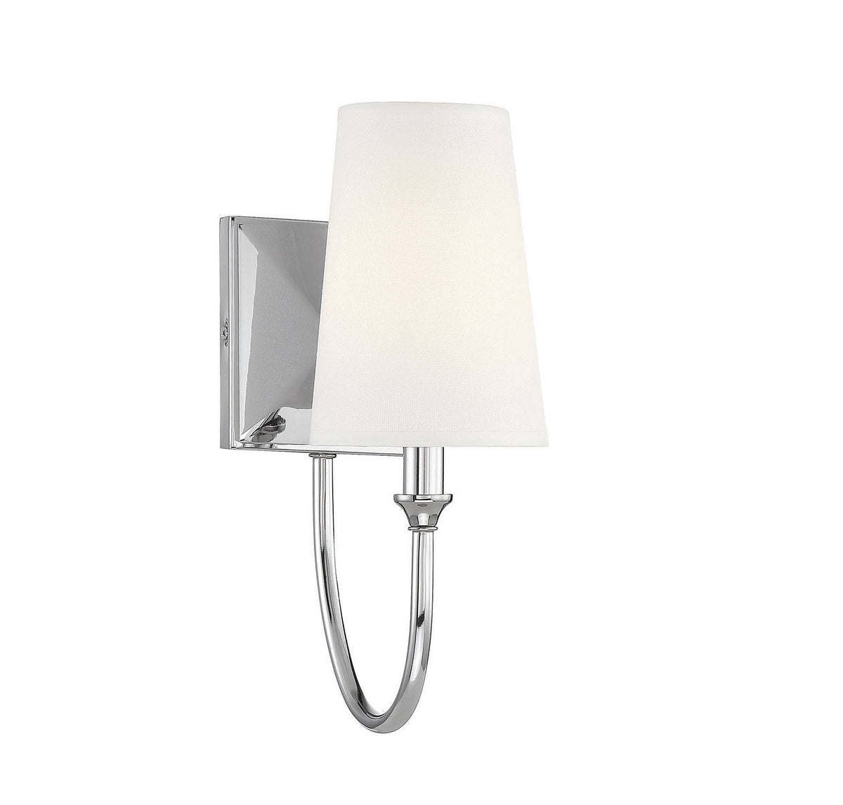 Polished Nickel 1 Light Sconce P4217