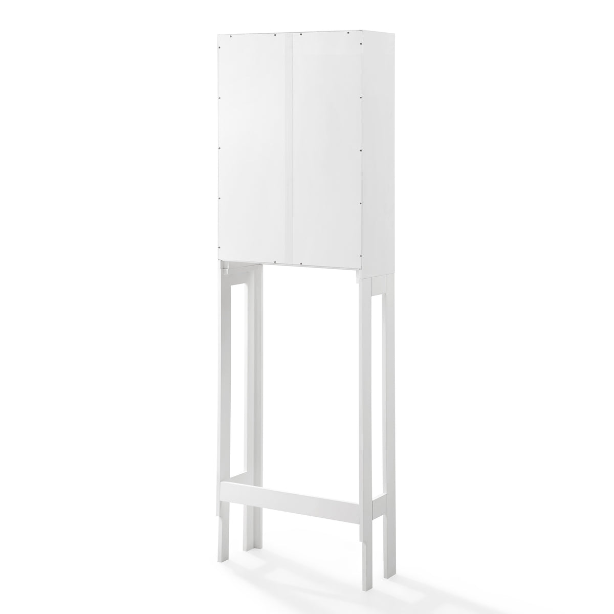 White/Nickel Wood/Metal Spacesaver F85779