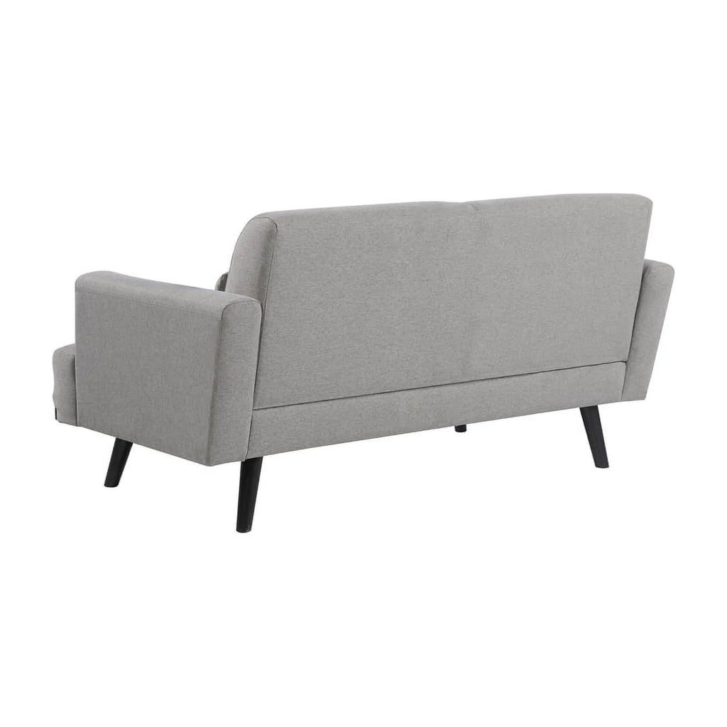 Gray Fabric Upholstered Loveseat Q8843