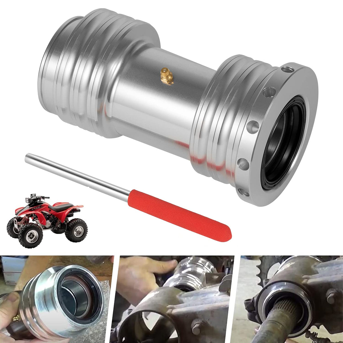 Rear Axle Dual Row Bearing Carrier for TRX300EX TRX250X TRX300X ATV J6540