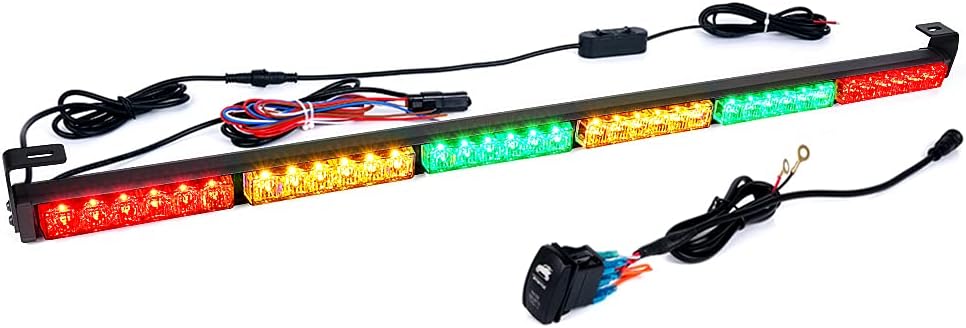 36 Rear LED Chase Light Bars with Strobe Brake Reverse Turn Signal R333