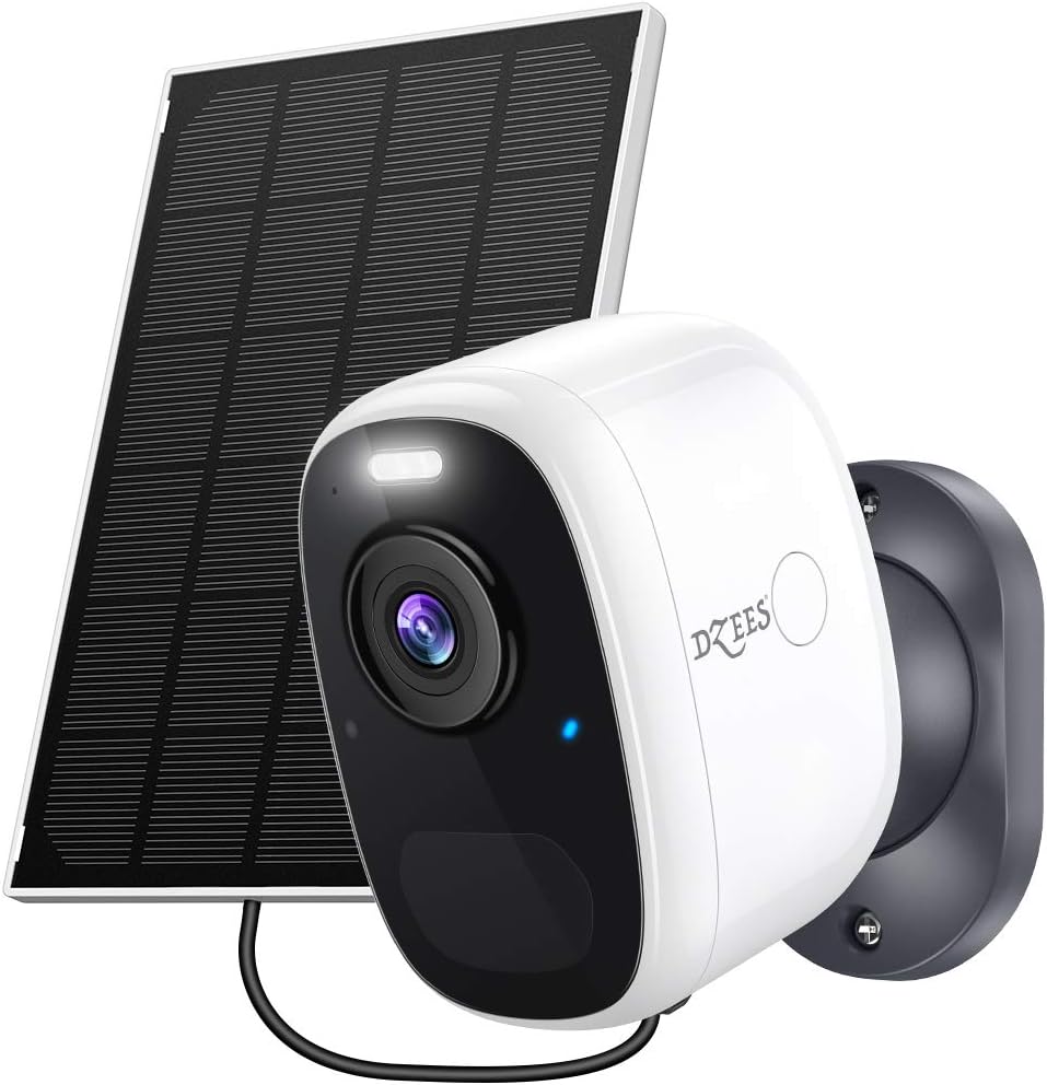 Solar Security Camera Outdoor Wireless WiFi 2K Color Night Vision with Solar Panel S919