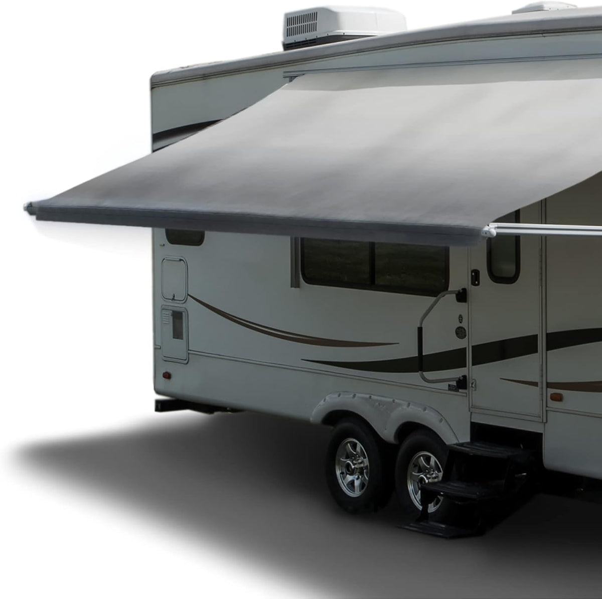 14' Tan/Camel Fade Premium Vinyl RV Awning Fabric Replacement F280523