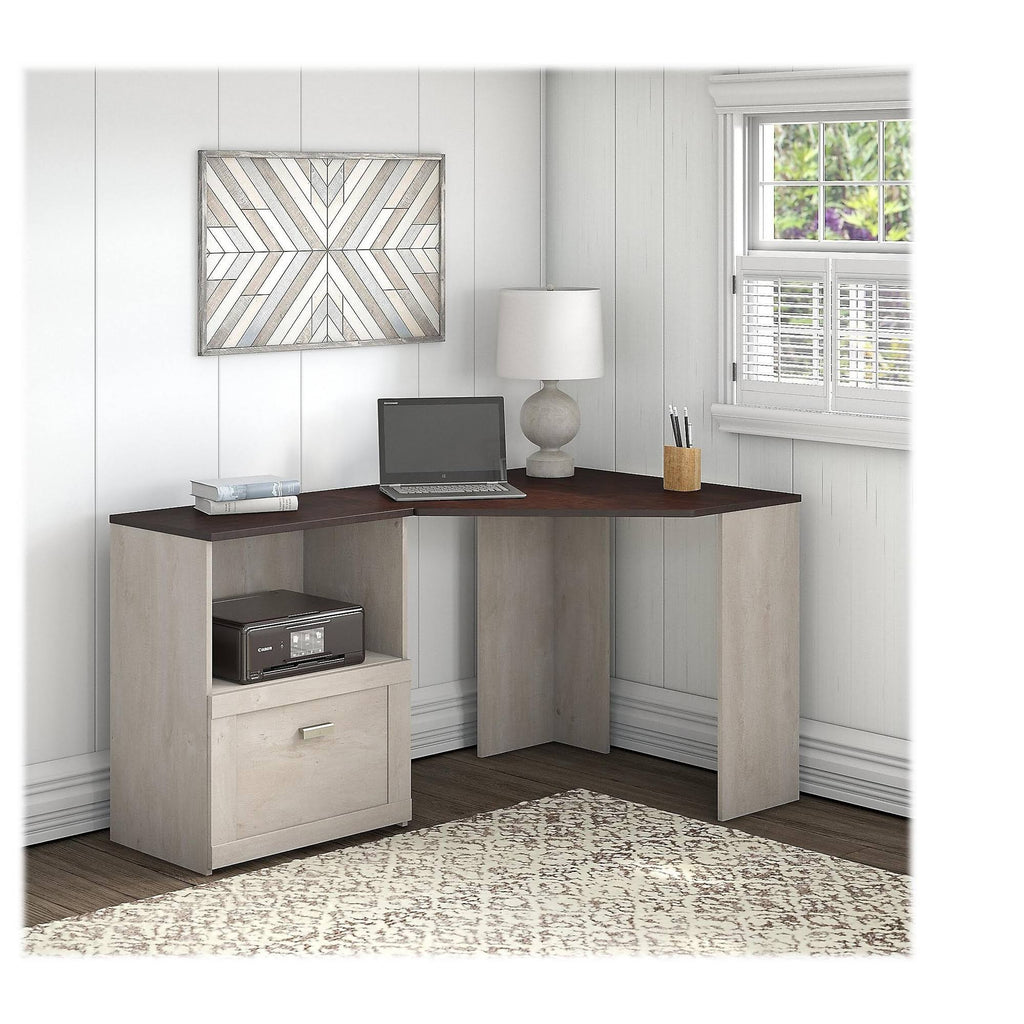 Corner Desk with Lateral File Cabinet Z1003