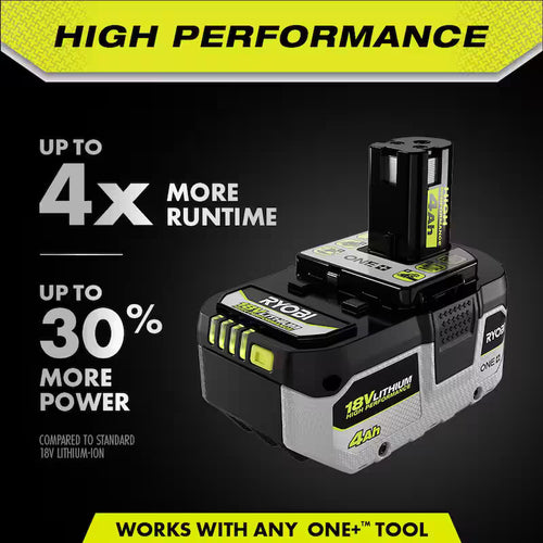 18V Lithium-Ion 4.0 Ah Battery with (2) 2.0 Ah Batteries Z213750