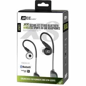 Secure-Fit Stereo Bluetooth Wireless Sports in-Ear Headphones (Black) K891
