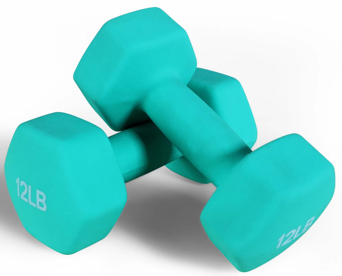 1 lbs Pair Vinyl Coated Dumbbells D966868