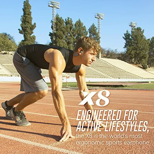 Secure-Fit Stereo Bluetooth Wireless Sports in-Ear Headphones (Black) K891